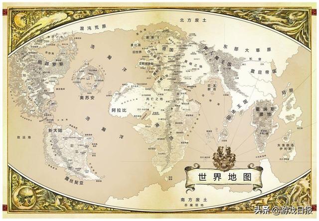 奥术神座大陆地图图片