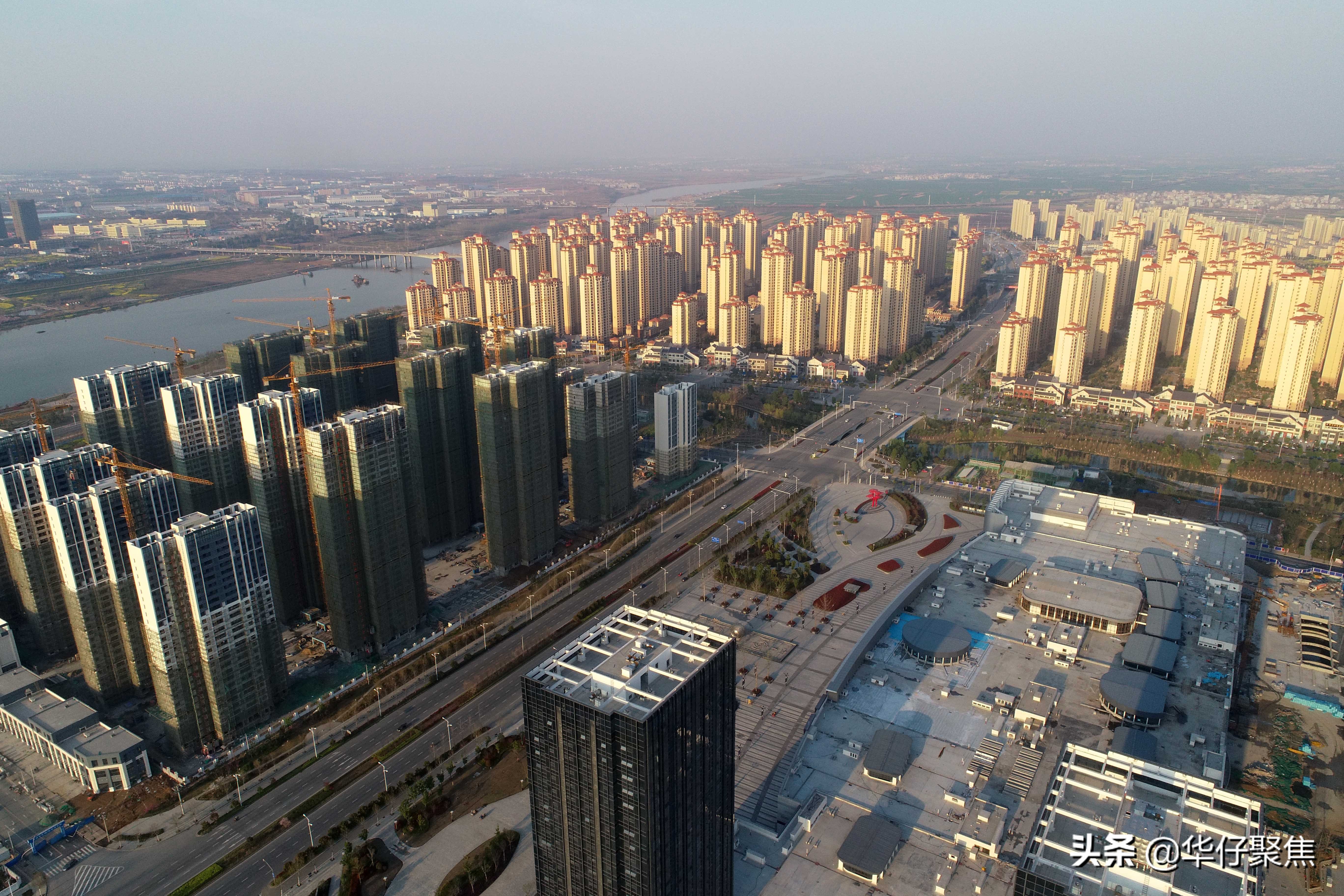 襄阳城全景图图片