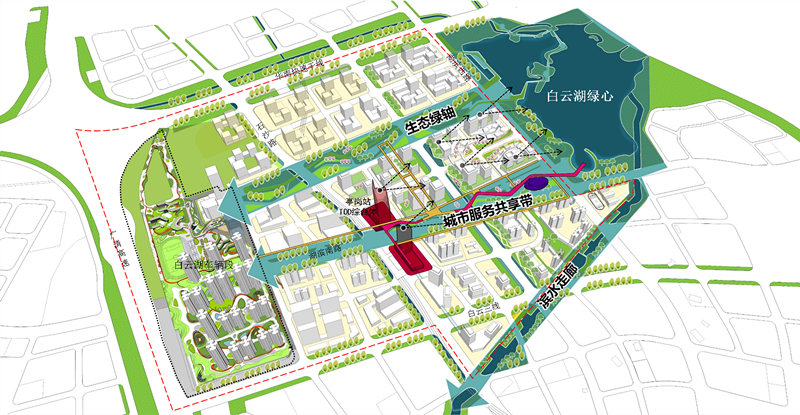 廣佛交界處 定位廣州市數字經濟發展集聚區規劃文件顯示,白雲湖數字