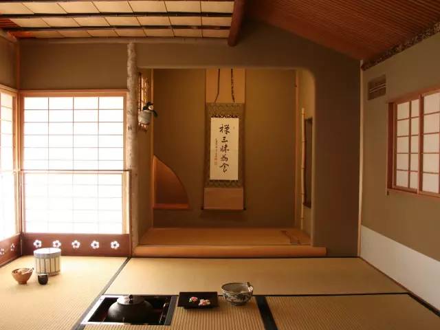 日本的茶室 