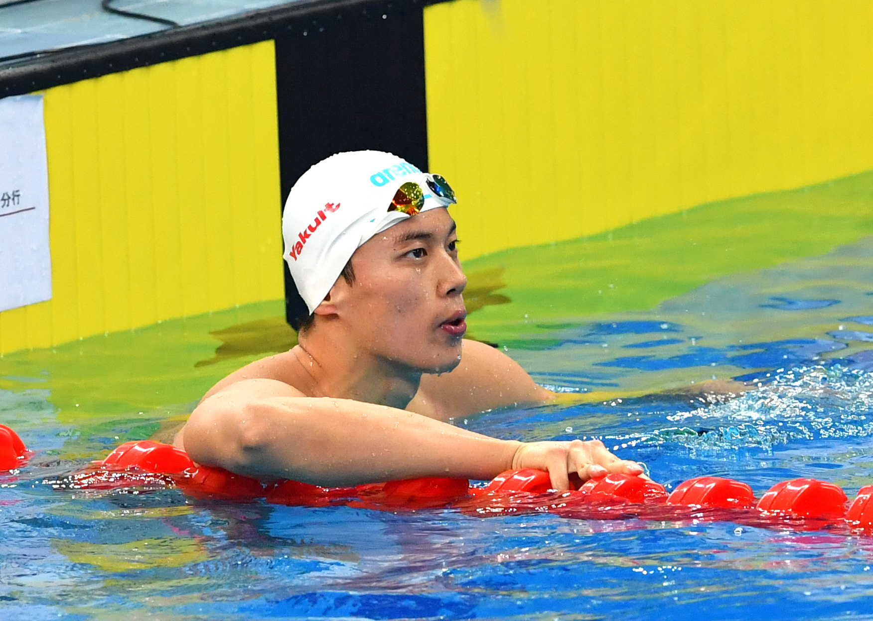 游泳——全国冠军赛:汪顺获男子200米个人混合泳冠军