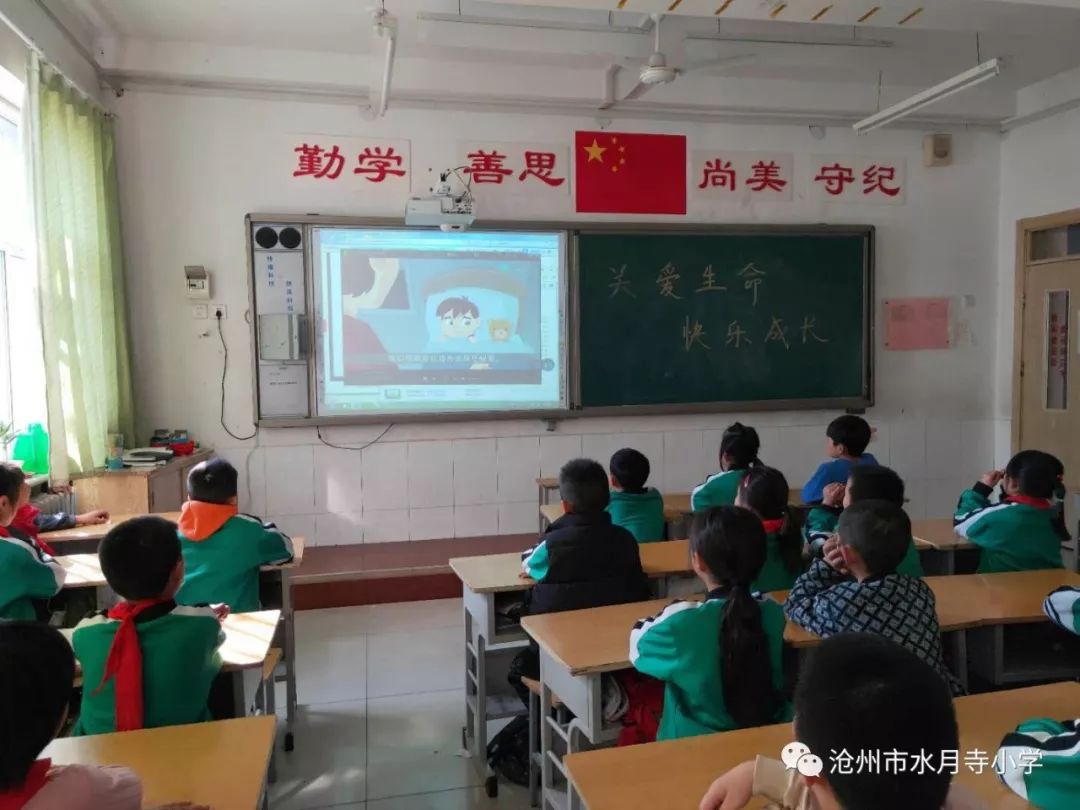 运河教育关爱生命快乐成长水月寺小学举办全国安全教育日主题教育活动