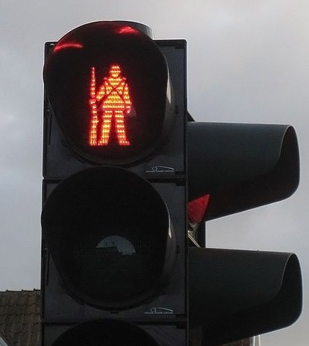 捷克布拉格红绿灯图片