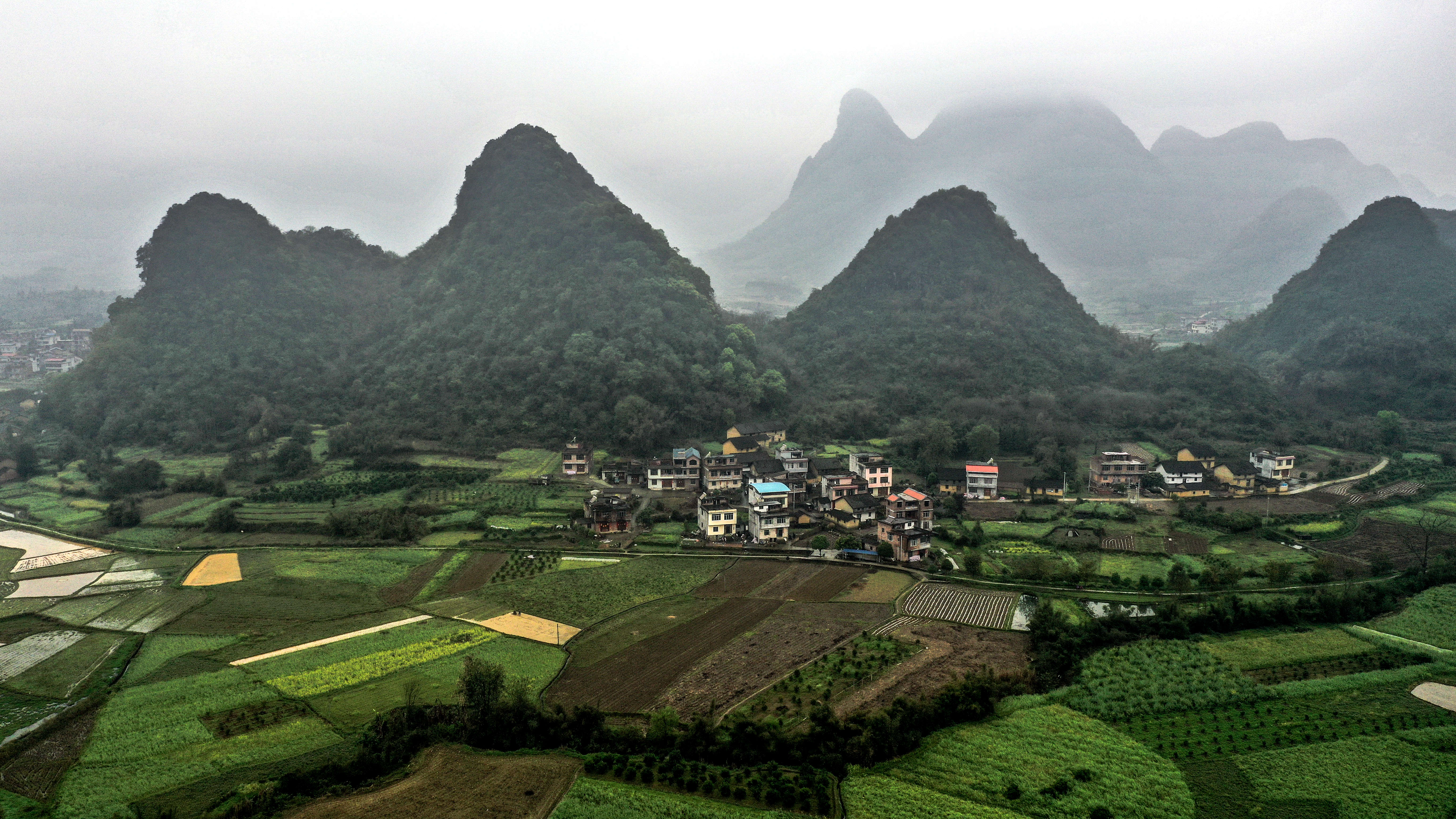 廣西融安:山鄉春景