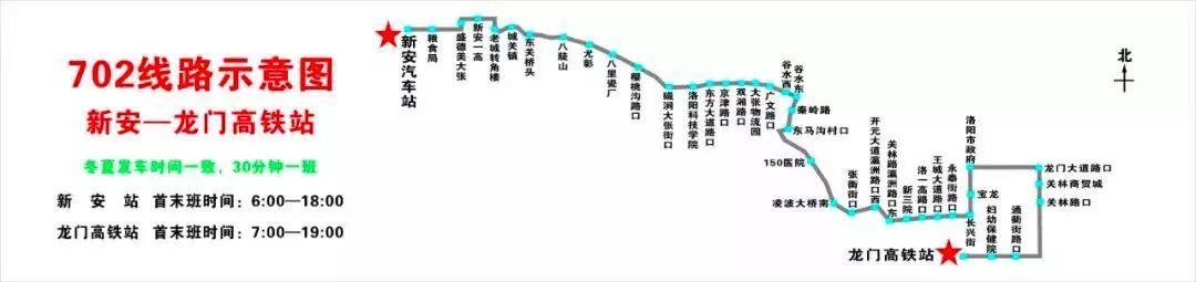 洛陽交通市區到新安縣開通公交線路票價3元發車間隔6分鐘