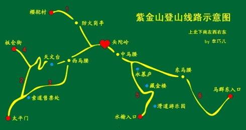 紫帽山路线图片