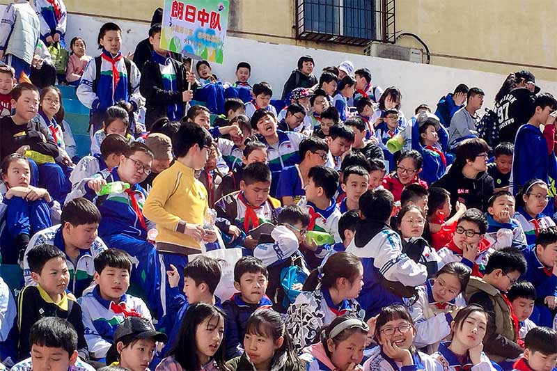 安阳人民大道小学举办第十九届春季田径运动会