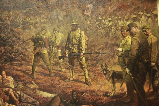 抗日战争油画作品欣赏图片
