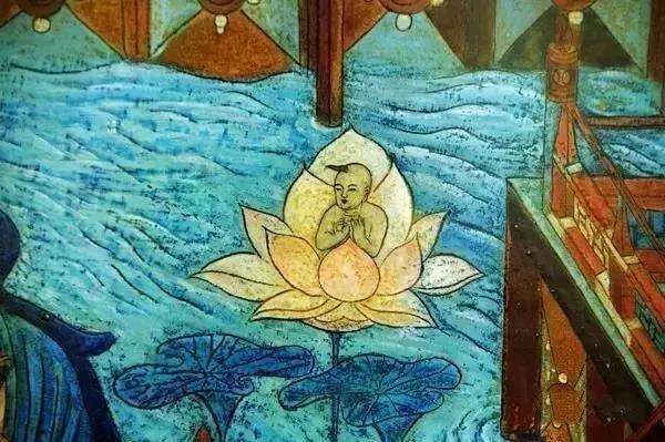 佛教中的莲花童子图片