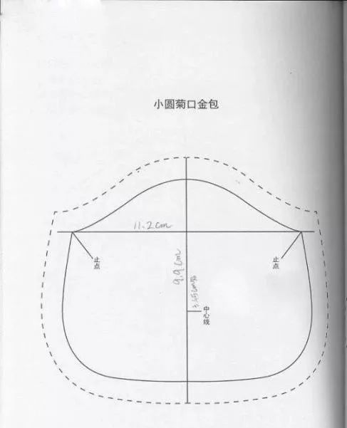 20cmm型口金包图纸画法图片