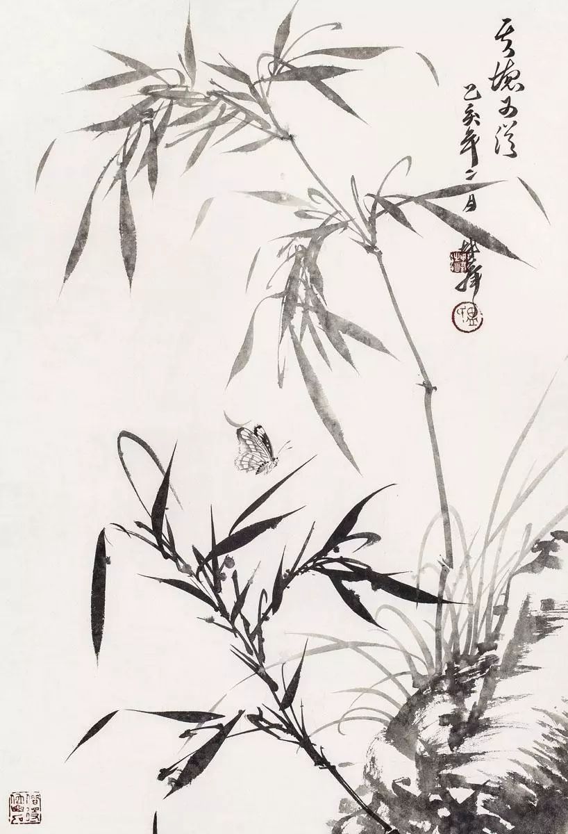 卢坤峰梅兰竹菊图片