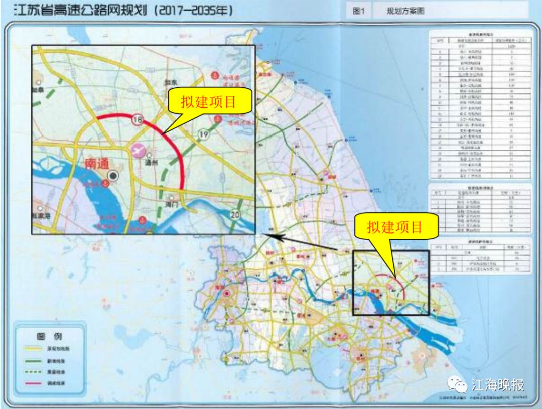 南通繞城高速公路西起於滬通大橋北接線,東接崇海通道,串聯通州區