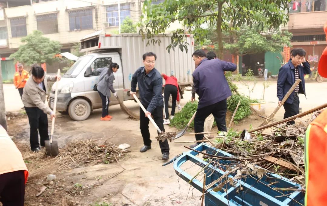 江南区农村人居环境整治村庄清洁行动在苏圩镇启动