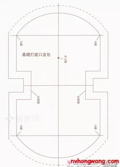 20cmm型口金包图纸画法图片