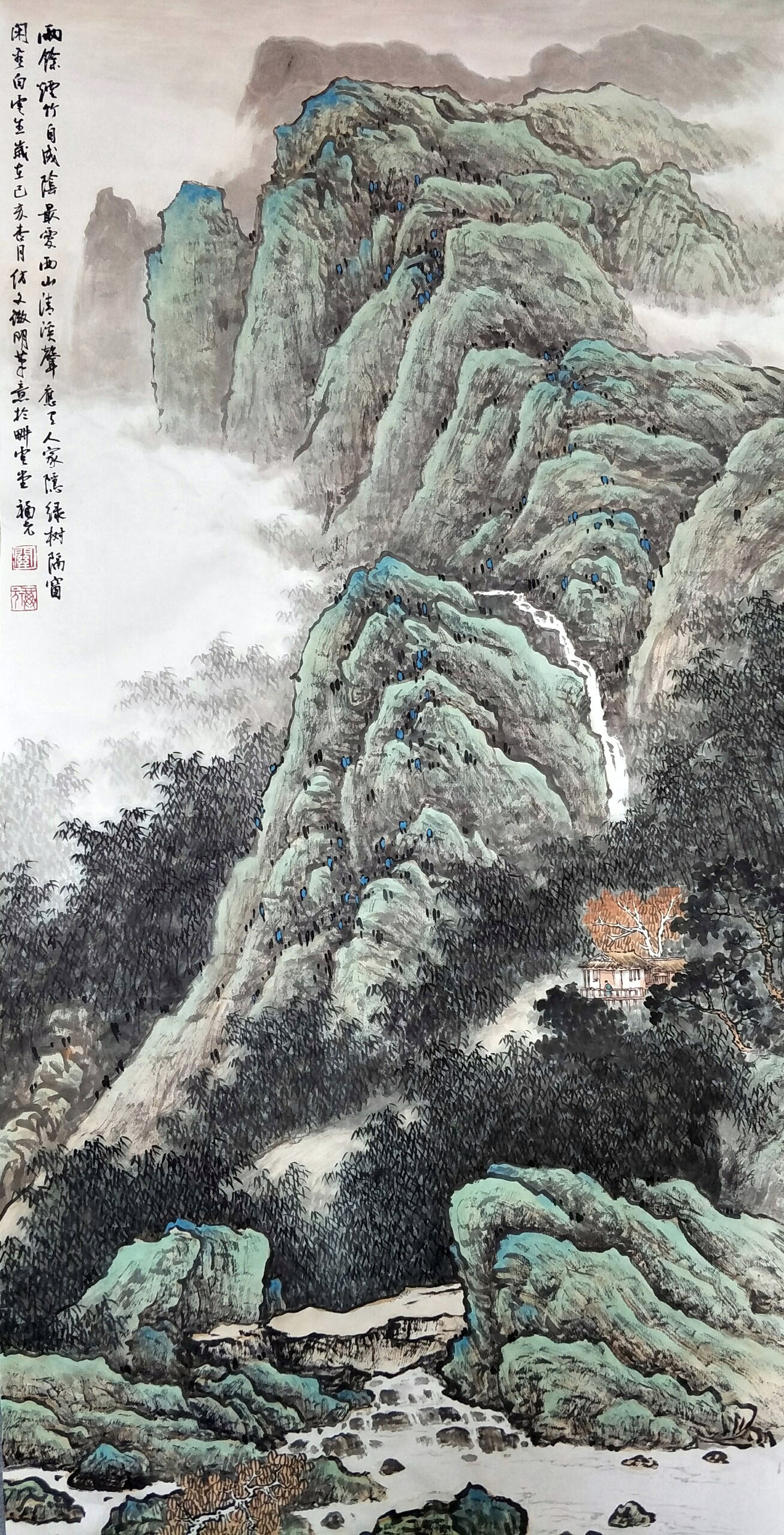 著名山水画家—关福元作品欣赏_中国画研究院