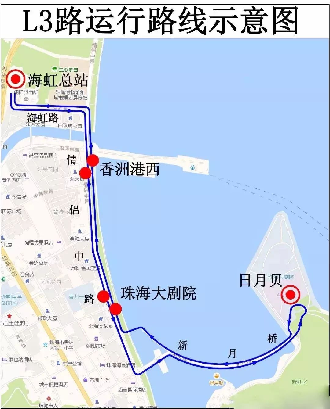 珠海k6路公交车路线图图片