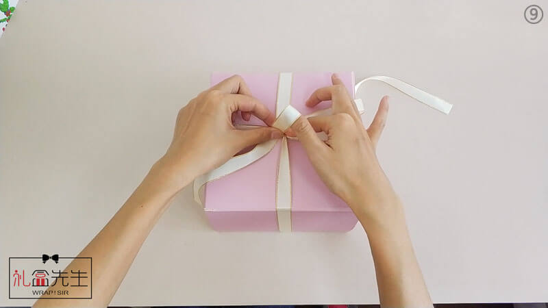 礼盒袋子蝴蝶结折法图片