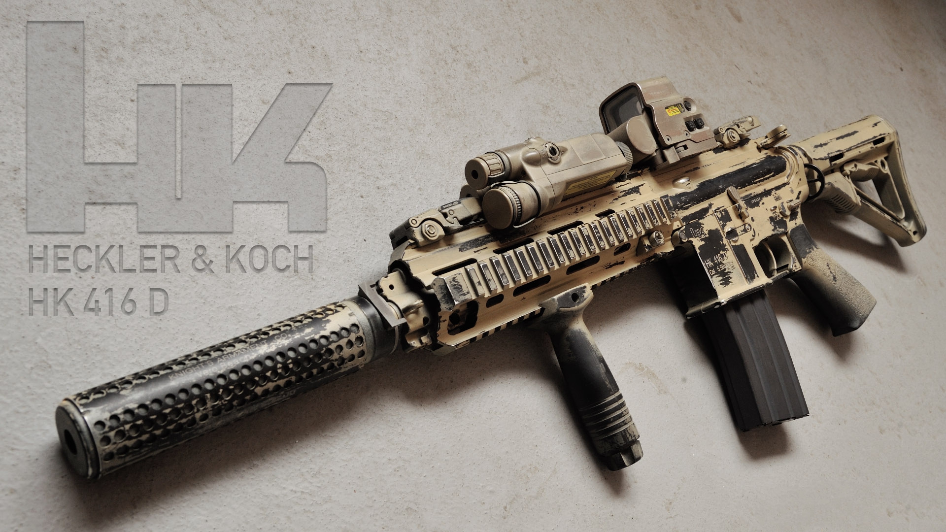 中国外贸HK416步枪图片