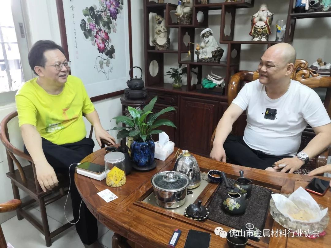 执行会长李强拜访宏展业总经理梁志全,三洋捷力董事长施清云