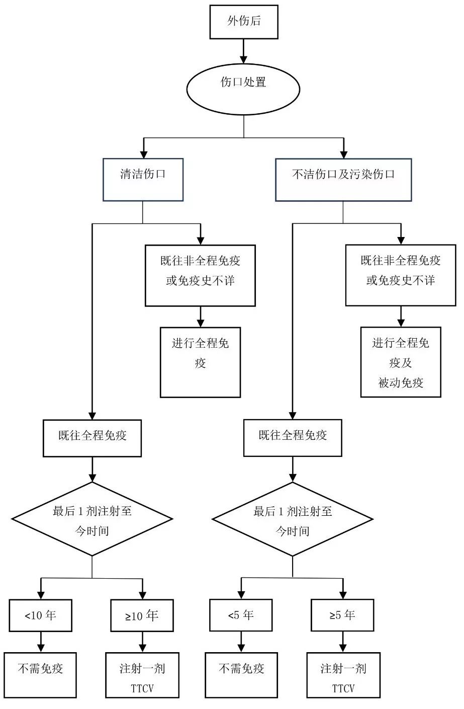 外伤处置与转运流程图图片