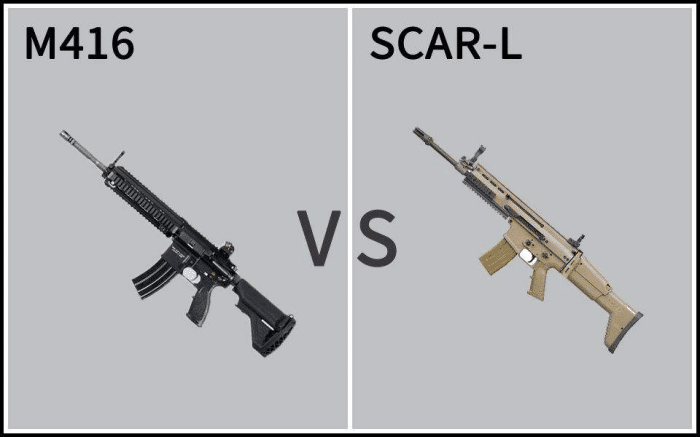 吃鸡游戏: 遇到m416与scar步枪该如何选择?