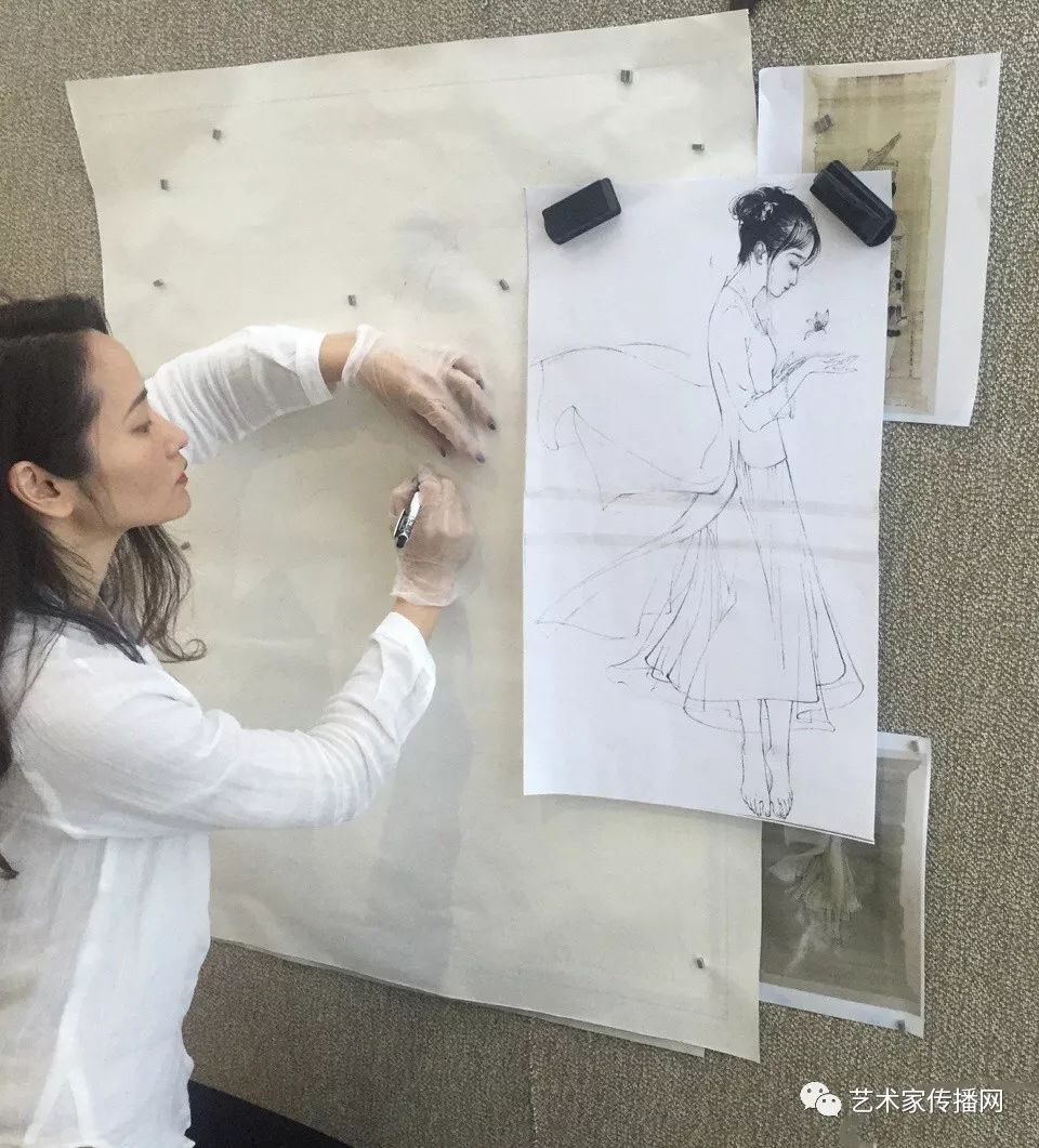 这美女画了三年多美上天罗寒蕾2019人体新作高清大解读