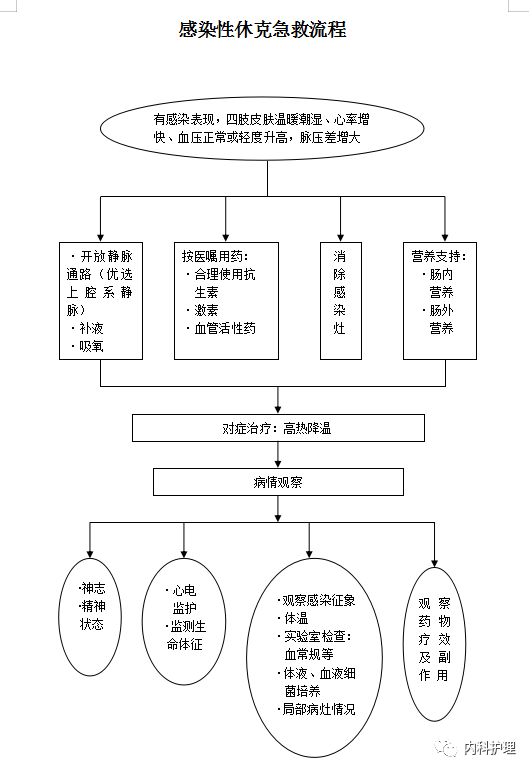 感染性休克急救流程