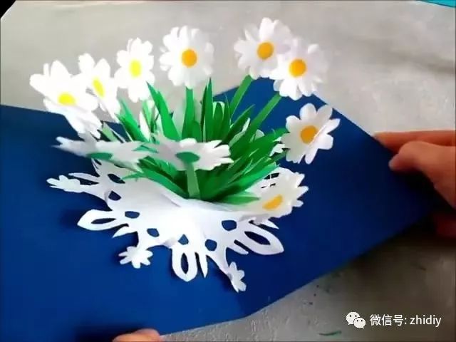 清明节立体贺卡制作图片