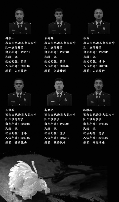 请记住这30个英雄!四川凉山森林火灾牺牲人员名单公布