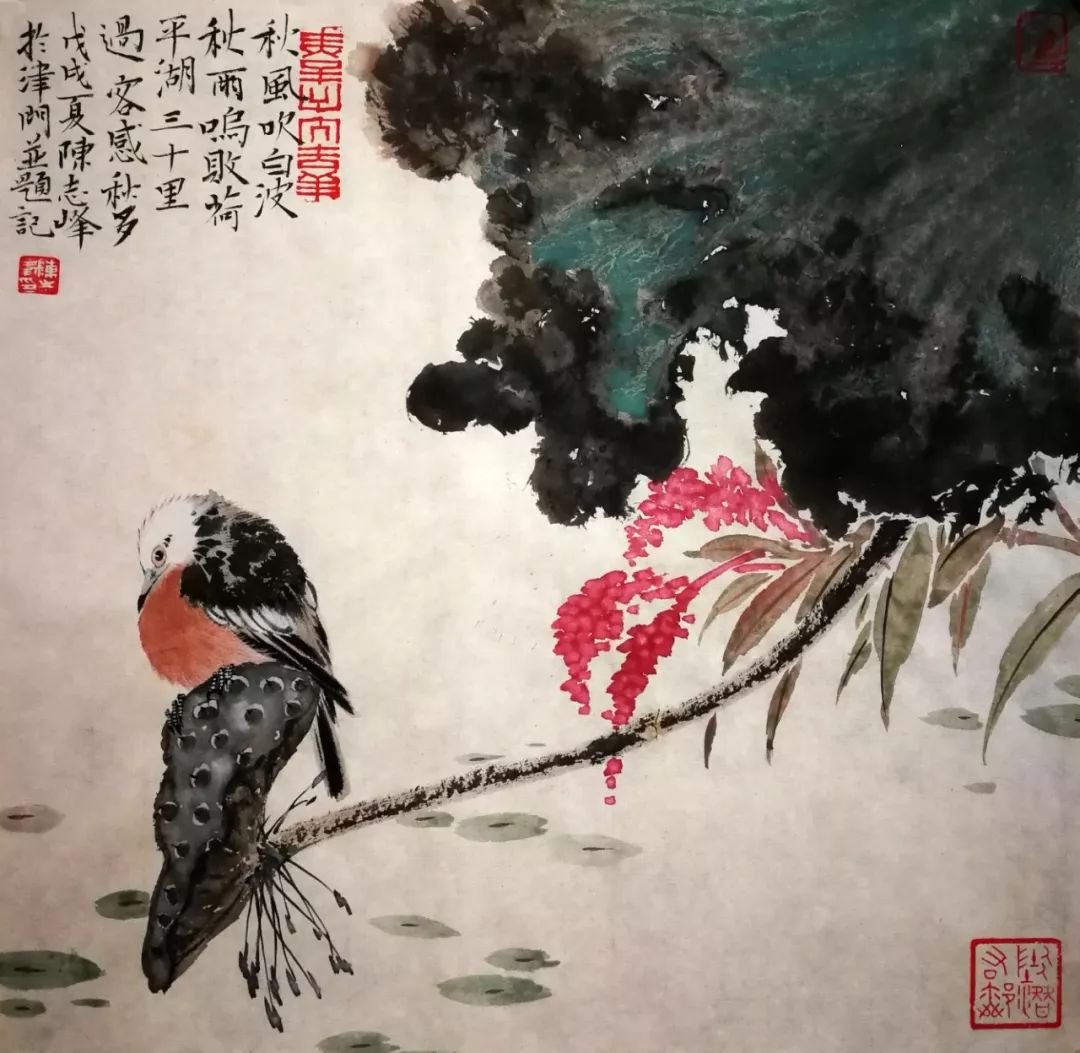 寥寥数笔风韵气骨尽在纸上青年画家陈志峰花鸟作品欣赏