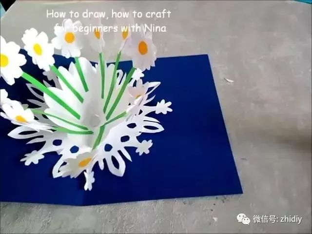 清明节立体贺卡制作图片