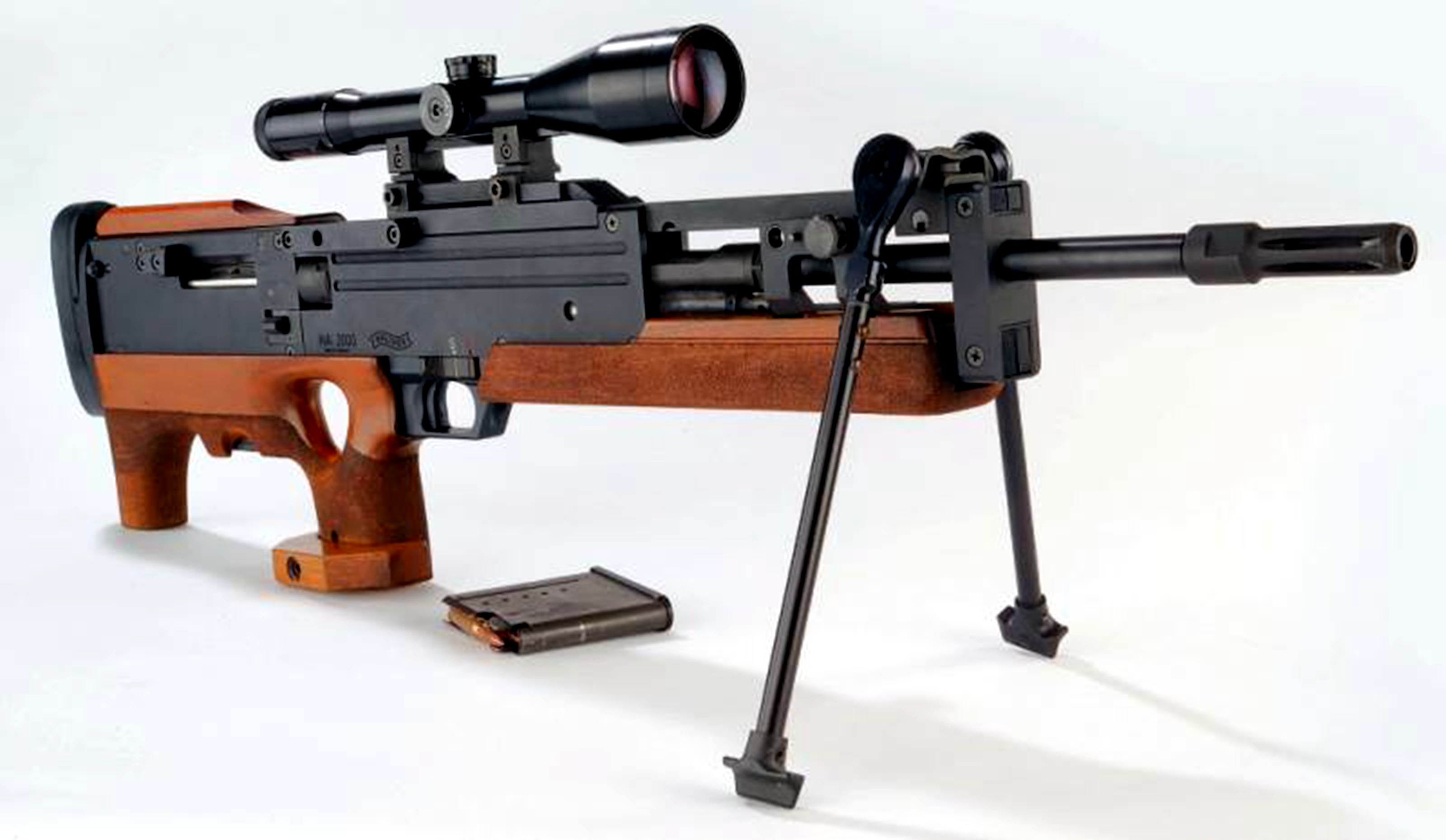 1/11瓦尔特wa2000:瓦尔特wa2000狙击步枪是由卡尔·瓦尔特公司在1970