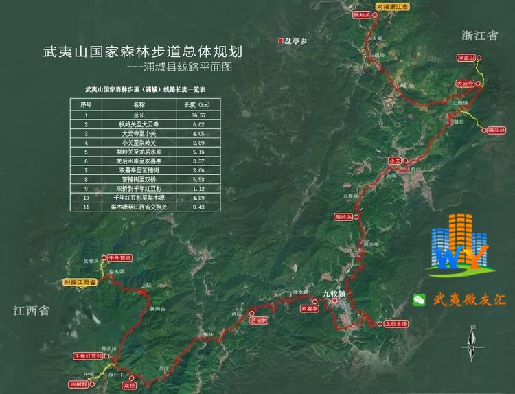 途经浦城的武夷山国家森林步道下半年将确定正式路线