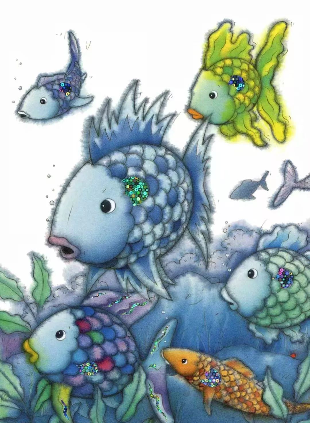 墨洋之声丨彩虹鱼系列绘本②《条纹鱼得救了》
