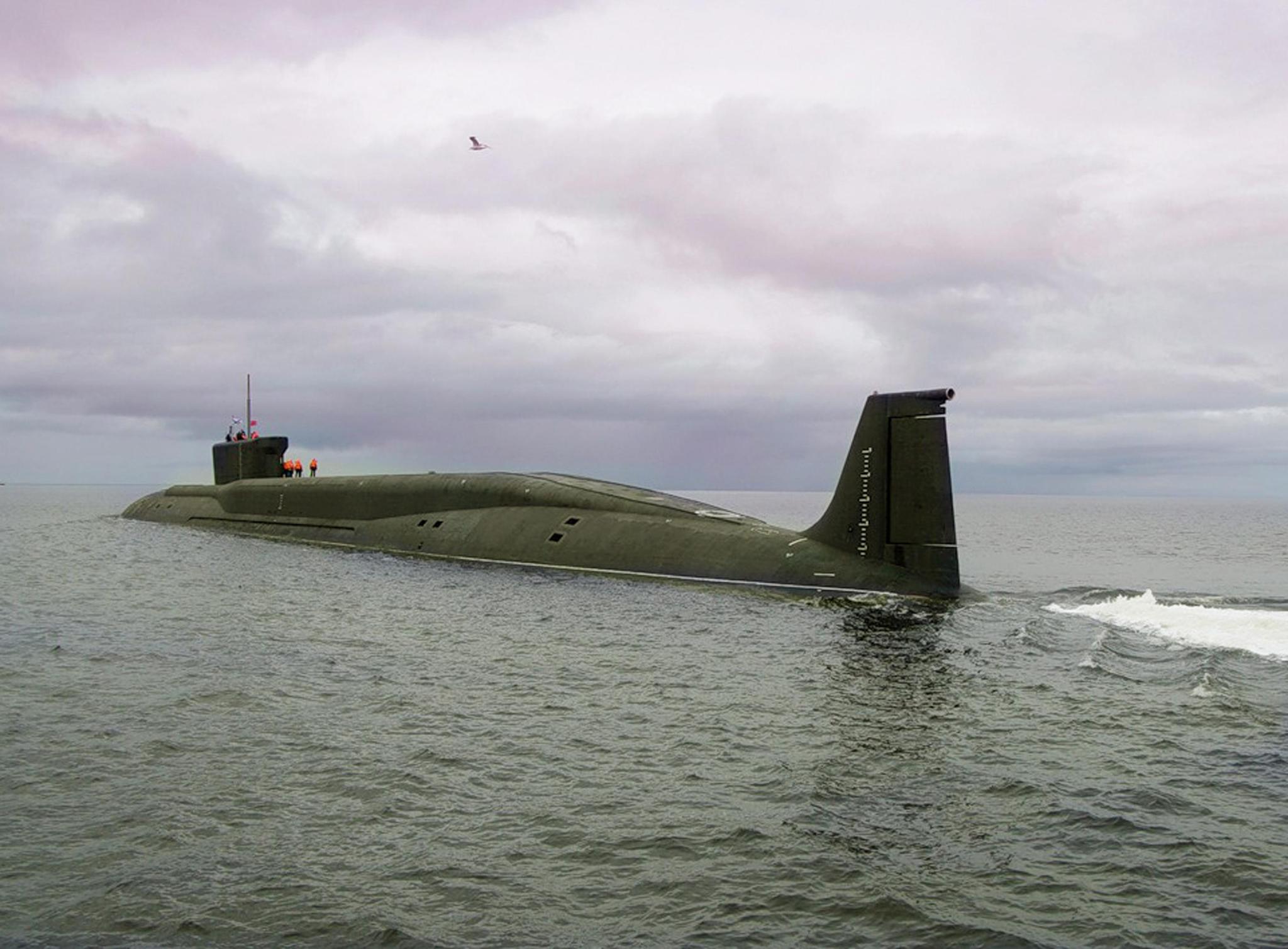 俄罗斯潜艇种类图片