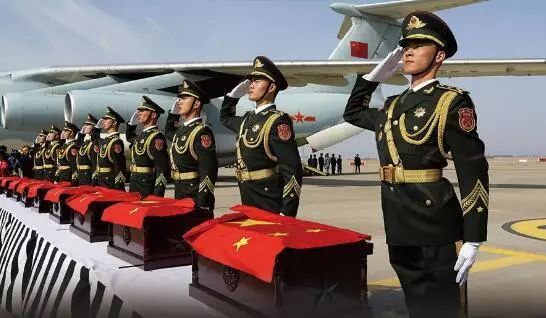 中国老兵去韩国图片