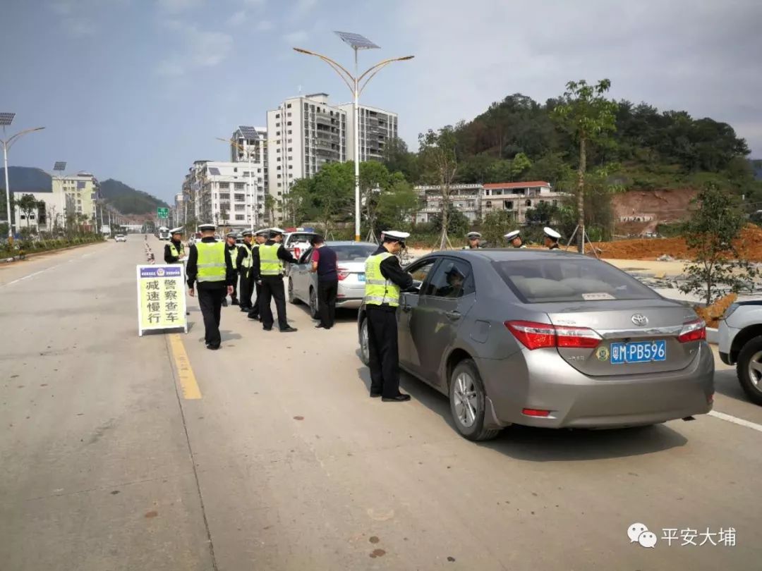 大埔交警查处交通违法630余起扣押272辆车