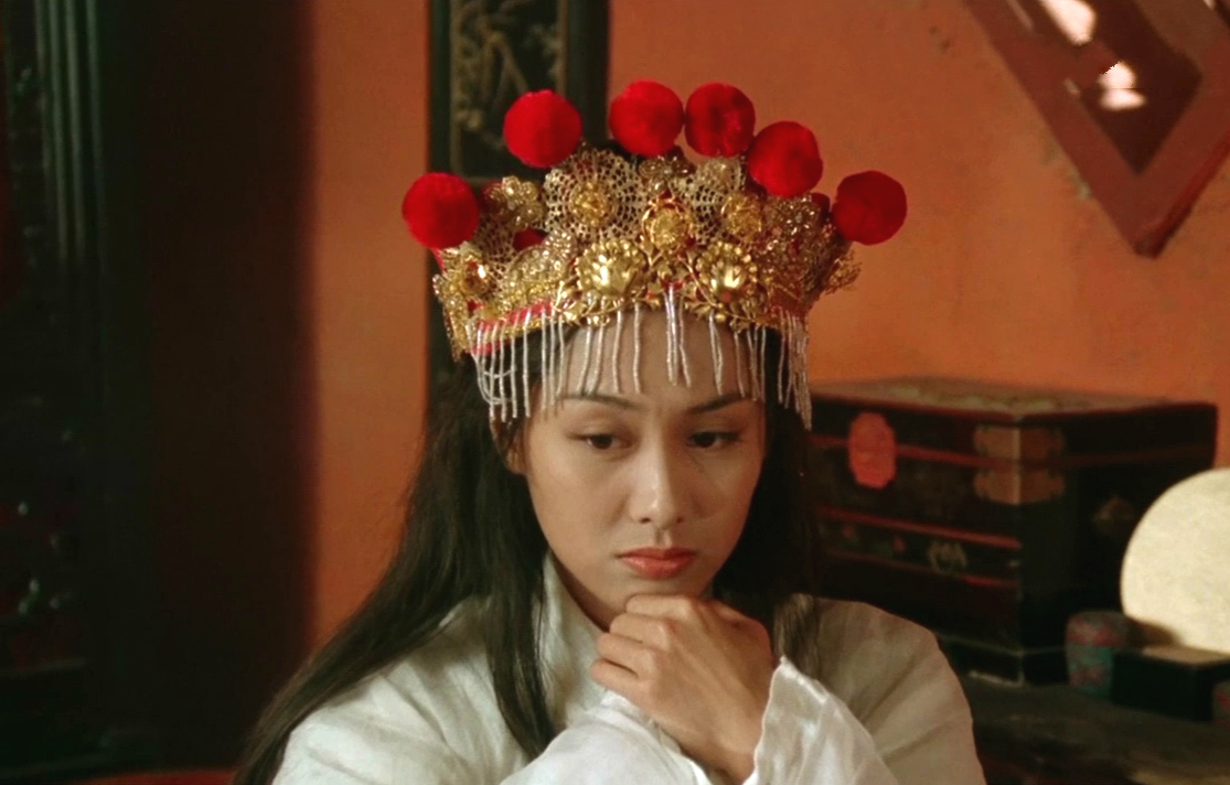67《大话西游》中朱茵扮演紫霞仙子,别的新娘在结婚的时候都是一脸