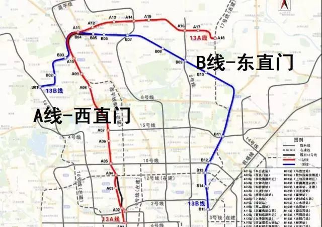 北京地鐵22號線最新線路圖