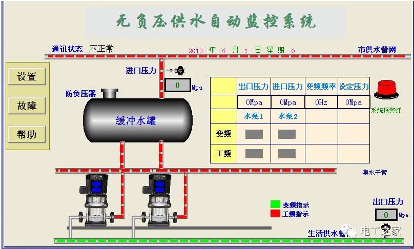 變頻恆壓供水設備如何正確調試及常見故障排除保養方法