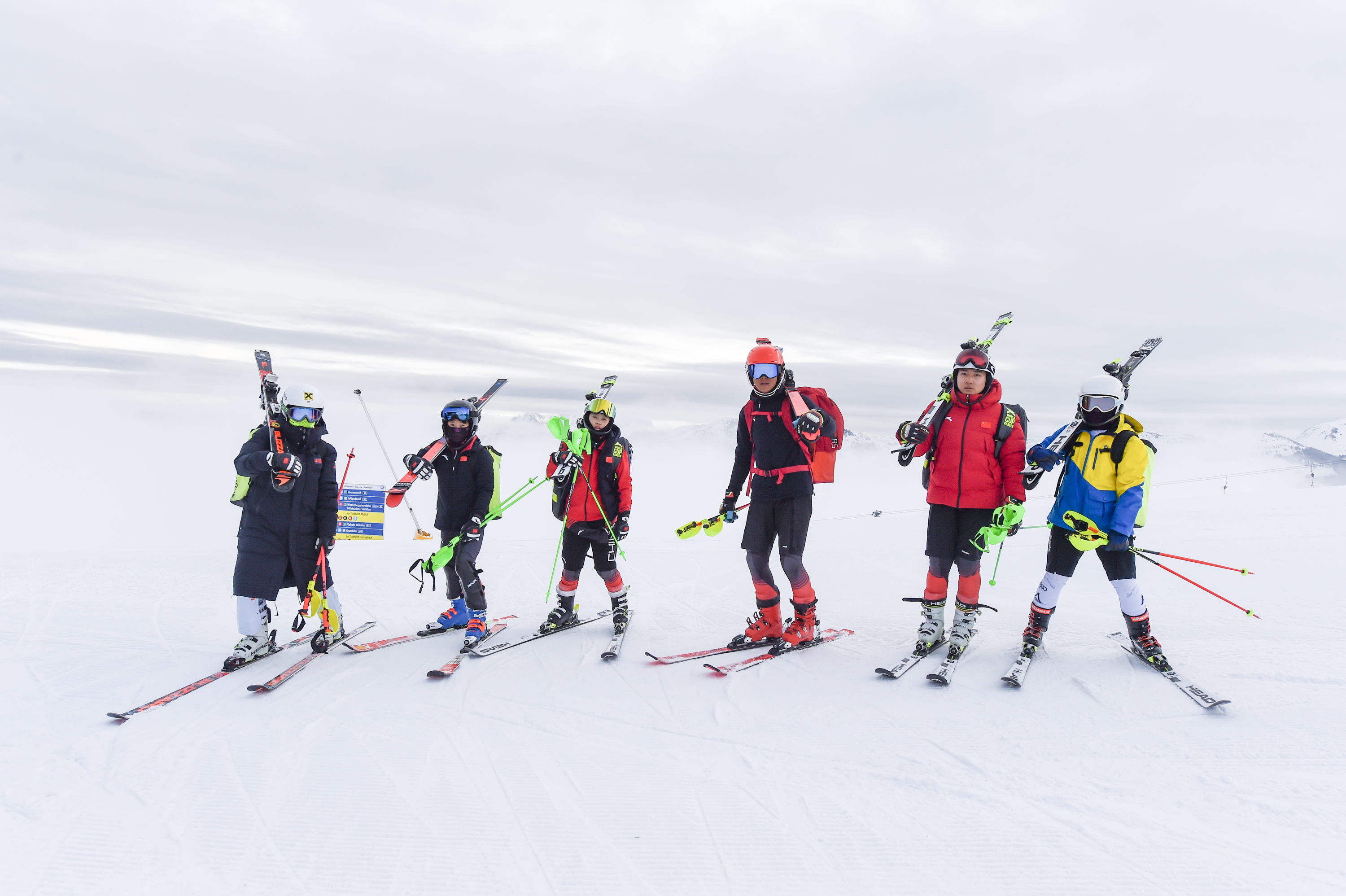 2019年4月6日為備戰2022年北京冬奧會,選拔優秀隊員,中國國家高山滑雪