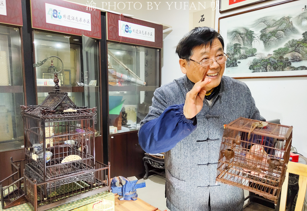 中央美院人体模特沉迷鸟笼制作50年,现在每一个鸟笼都值百万以上