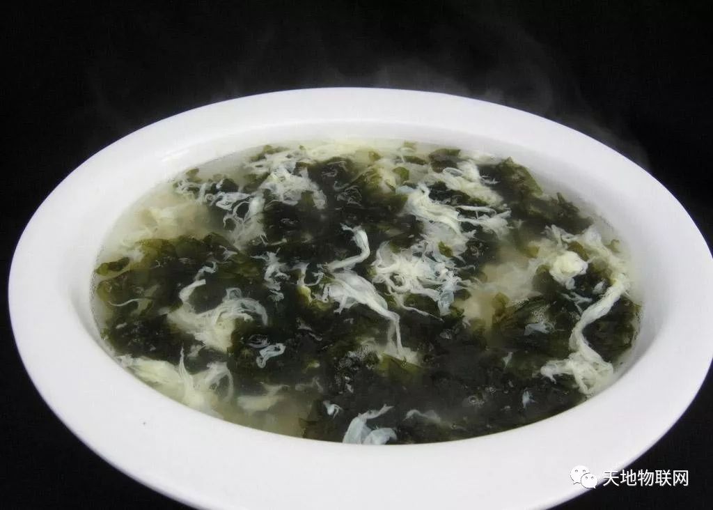 2,香油紫菜湯:治便秘