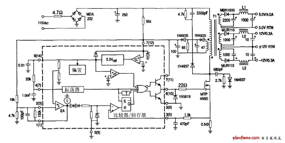 uc3844充电器电路图图片