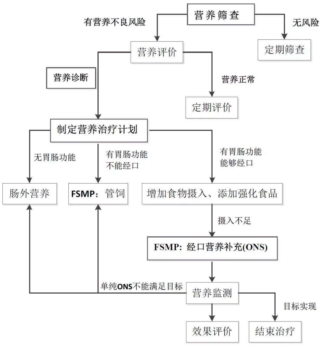 特醫食品臨床診療流程圖開具營養醫囑或處方需由醫師或有專業認證的