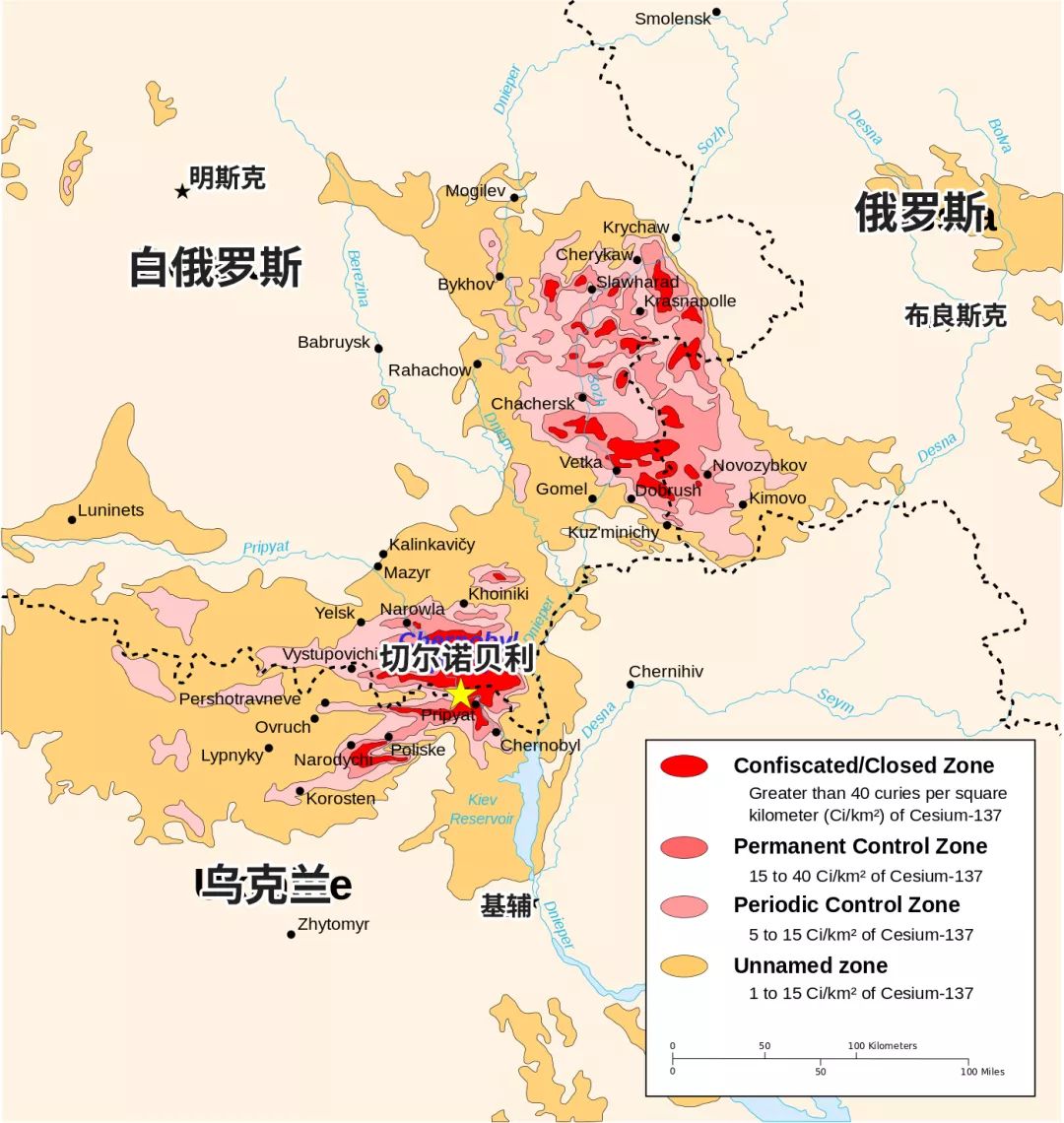 切尔诺贝利地图原型图片