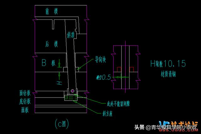 燕尾槽的工艺图图片