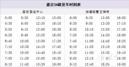 嘉定54路公交车路线图图片