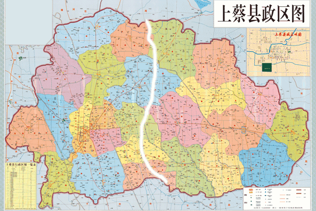 上蔡县杨集镇地图图片