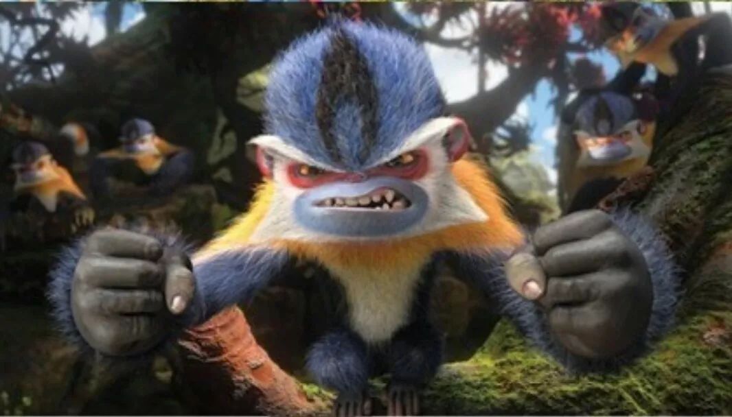 《疯狂原始人》之"怪兽"大揭秘!_树懒